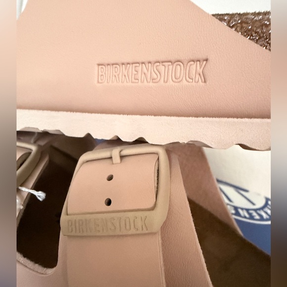 Birkenstock Arizona Blush Pink Slip-On Sandals Double Strap Sz 39 W8 M6 Comfort - Picture 16 of 16